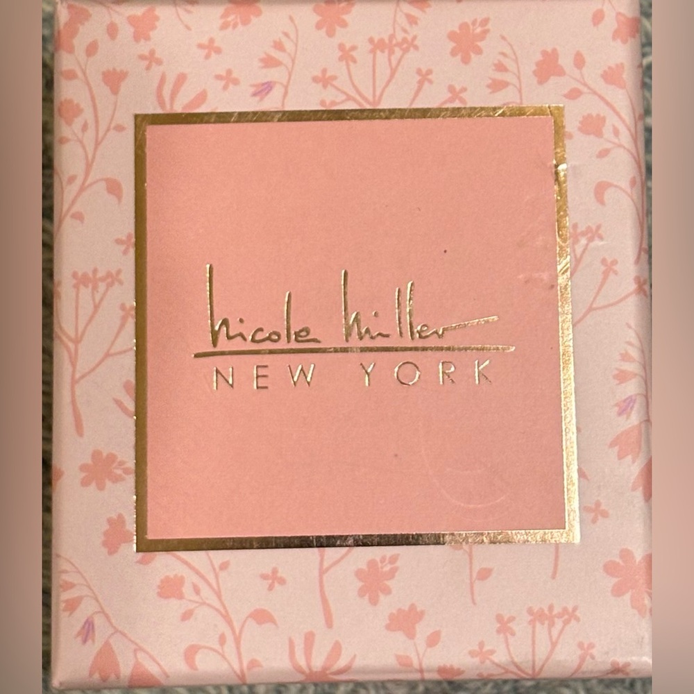 Nicole Miller Pink Floral Bracelet + Box